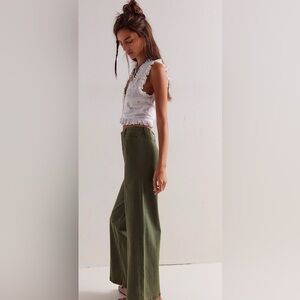 NWT Free People We The Free Libre Wide-Leg Jeans Size 26
